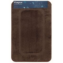 Коврик для ванной, 0.5х0.8 м, ПЭ, шокол, Альпака, Y6-1930-1