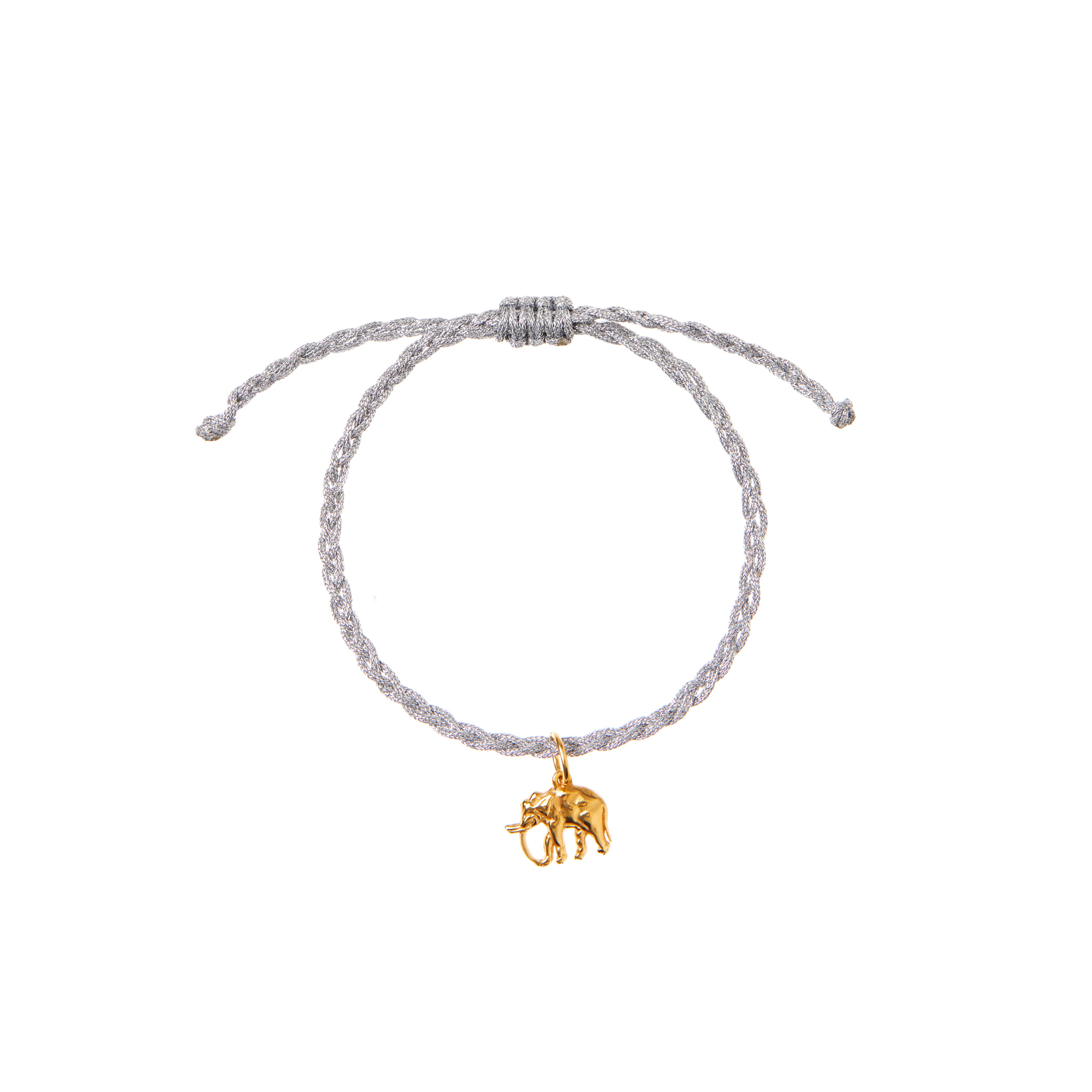 HERMINA ATHENS Браслет Tiny Elephant Metallic Bracelet – Silver