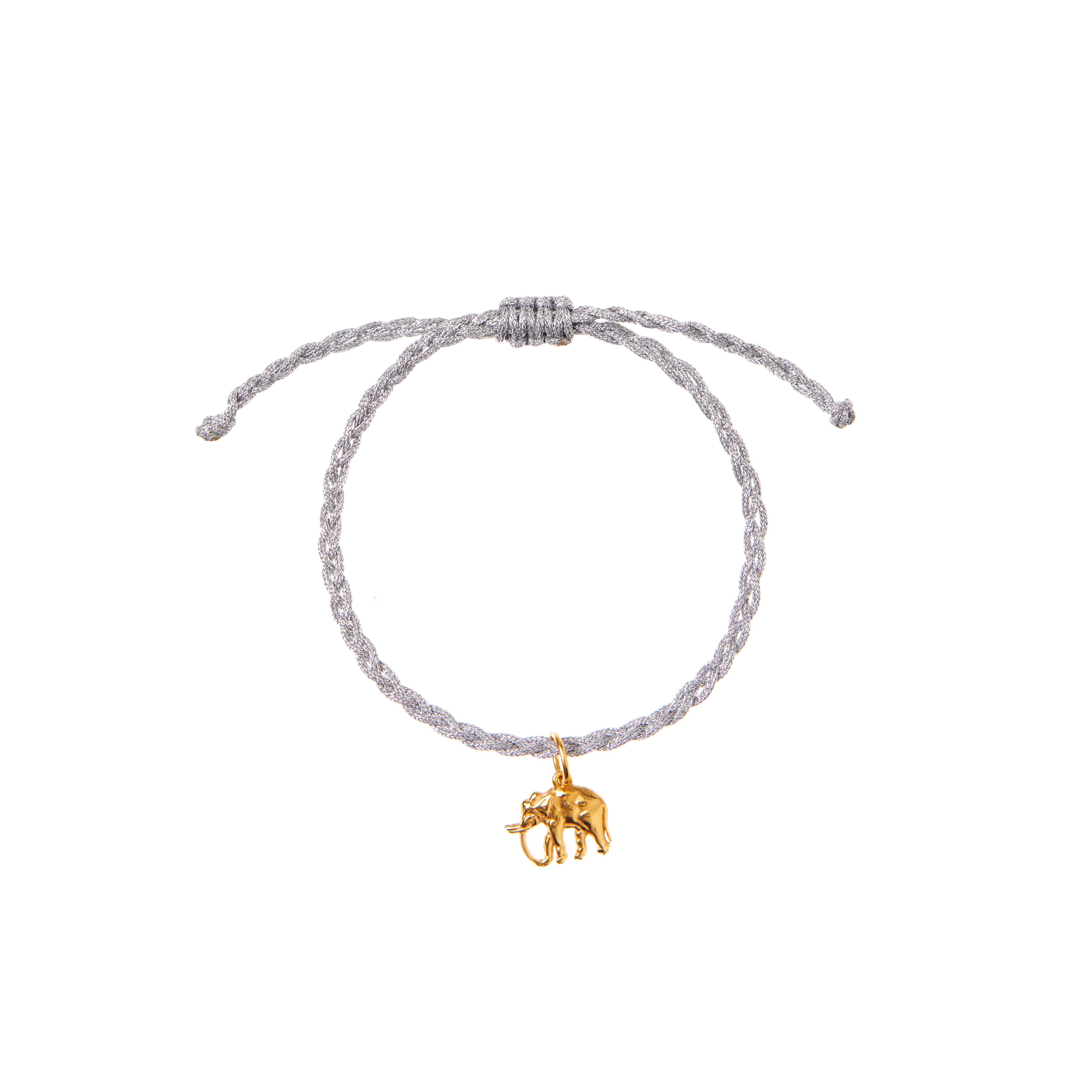 HERMINA ATHENS Браслет Tiny Elephant Metallic Bracelet – Silver