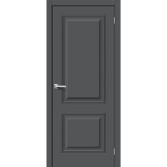 Купить Межкомнатная дверь ПЭТ Классик-12 Stormy Silk глухая