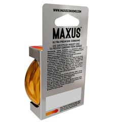 Презервативы анатомической формы Maxus Sensual - 3 шт. - 