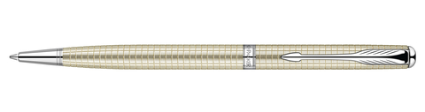 Ручка шариковая Parker Sonnet Slim`10 Cisele Decal K435, Cisele Silver CT  (S0912530)
