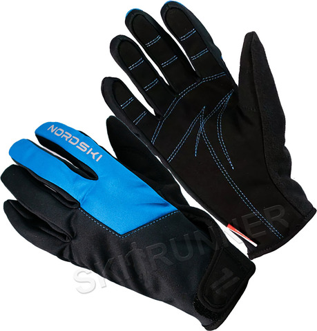 Перчатки Nordski Racing Black-Blue WS 20