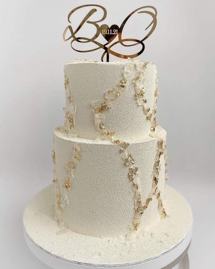 Свадебный торт 3 яруса № 2028