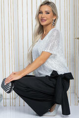 Костюм Первое впечатление (серебро) К11834 LT Collection