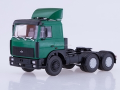 MAZ-6422 with tipper semitrailer MAZ-9506-30 green-orange 1:43 AutoHistory