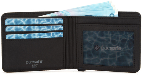 Картинка кошелек Pacsafe RFIDsafe bifold деним - 5