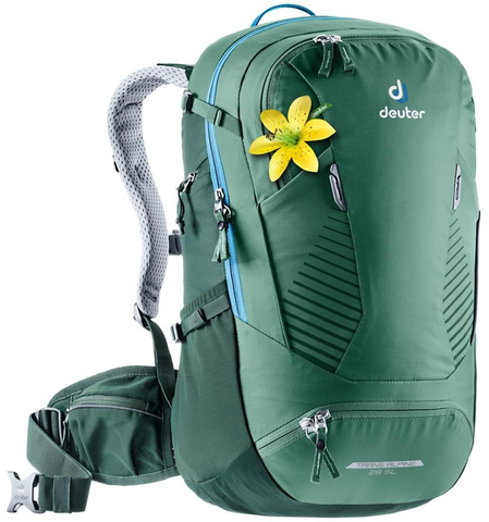 Картинка рюкзак велосипедный Deuter Trans Alpine 28 SL Seagreen/Forest - 1