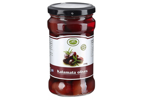 Оливки каламата с косточкой Korvel, 290г