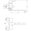 Смеситель для ванны универсальный Ideal Standard Connect Blue B9923AA