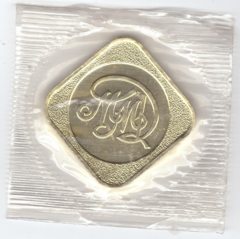 Жетон "ММД" из годового набора монет СССР 1989 года (В родной запайке) UNC