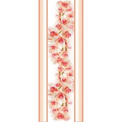 Панель ПВХ Novita 3D Орхидея оранж узор 2700х250мм