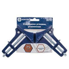 Струбцина угловая КОБАЛЬТ 75 мм, усиленная (244-742)