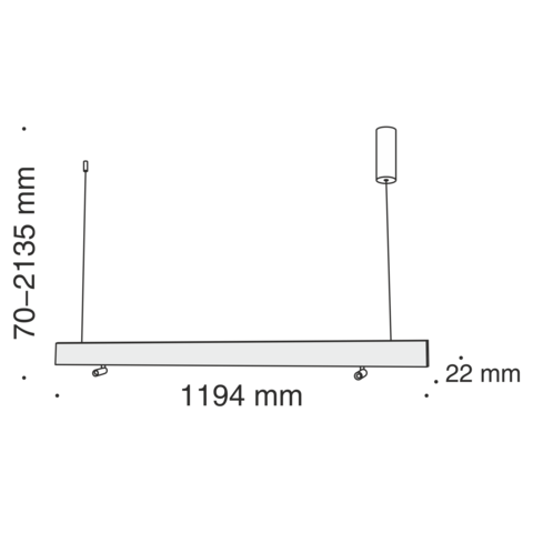 Подвесной светодиодный светильник Maytoni Puntero P068PL-L27W4K