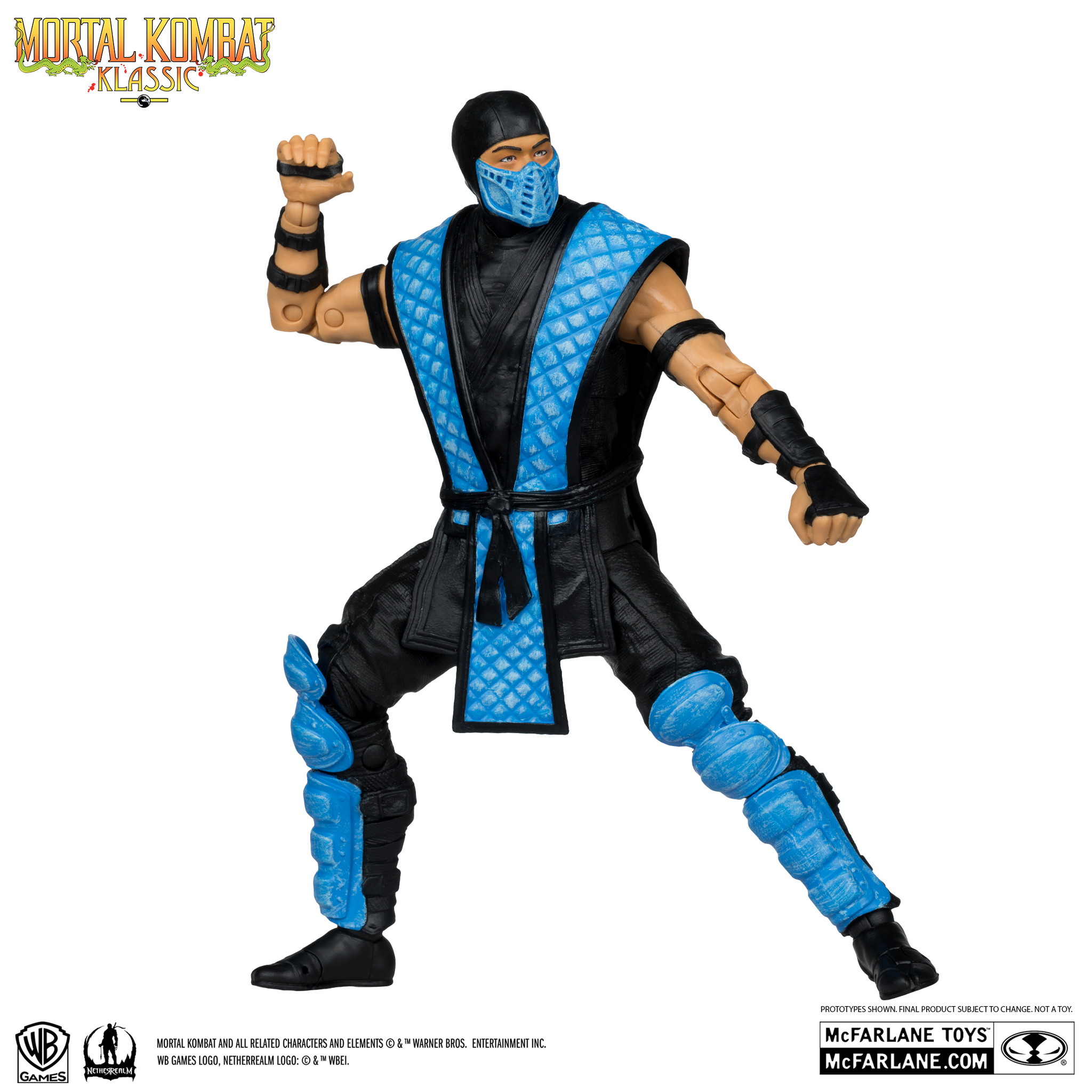 Фигурка Саб Зиро из игры Мортал Комбат Классик Mcfarlane