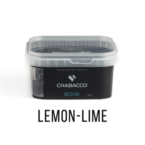 Кальянная смесь Chabacco - Lemon-lime (Лимон-лайм) 200 г