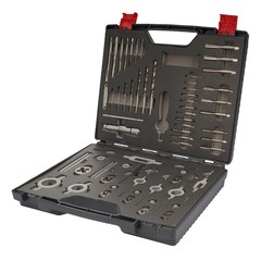 Набор метчиков и плашек M3 -M12 HSS-G 59пр H-Tools 491060HT (З)