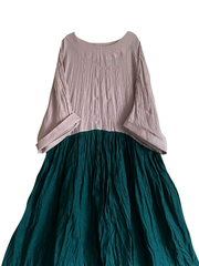 Утро в лесу. Платье льняное базовое PL-422579