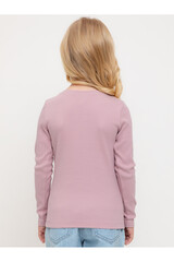 джемпер  для девочки  КР 302673/розовый лед