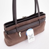 Сумка Саломея 215 эко-замша шоколад