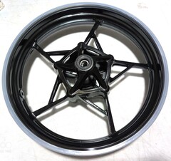 Передний колёсный диск для Kawasaki Ninja 400 2018-2022 / Z400 2019-2022 черный