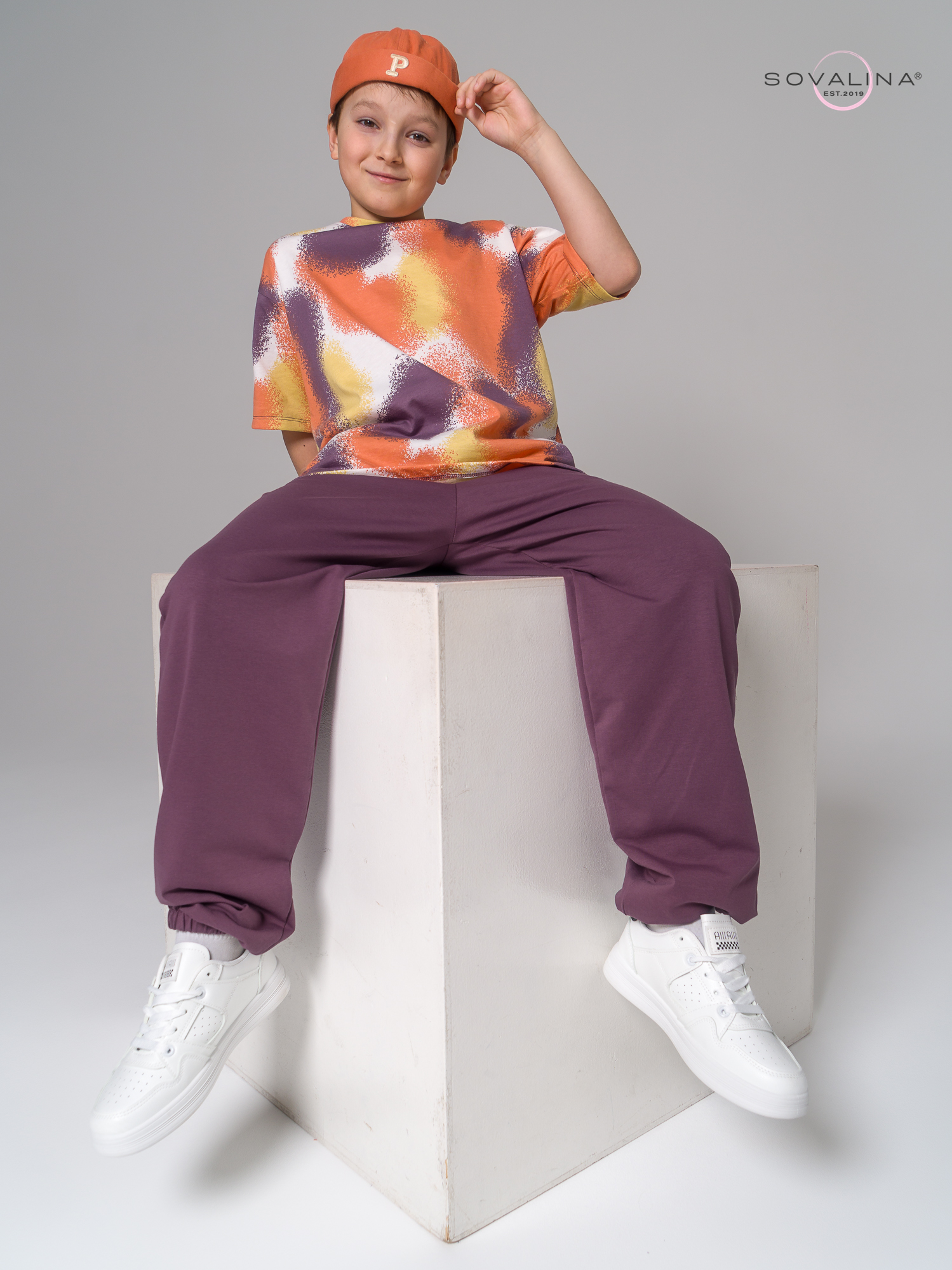 Костюм Daily men MAX краска терракот-виноград