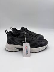 Женские кроссовки арт. 7W226C86-1 цвет "чёрный/белый"
