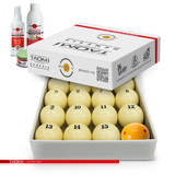 Шары TAO-MI GENESIS 67 мм Желтый биток с точками фото №3