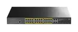 Коммутатор Cudy GS2028PS4-400W (L2) 28x1Гбит/с 4xКомбо(1000BASE-T/SFP) 24PoE 400W управляемый