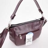 Сумка Саломея 1038 лоск бордо