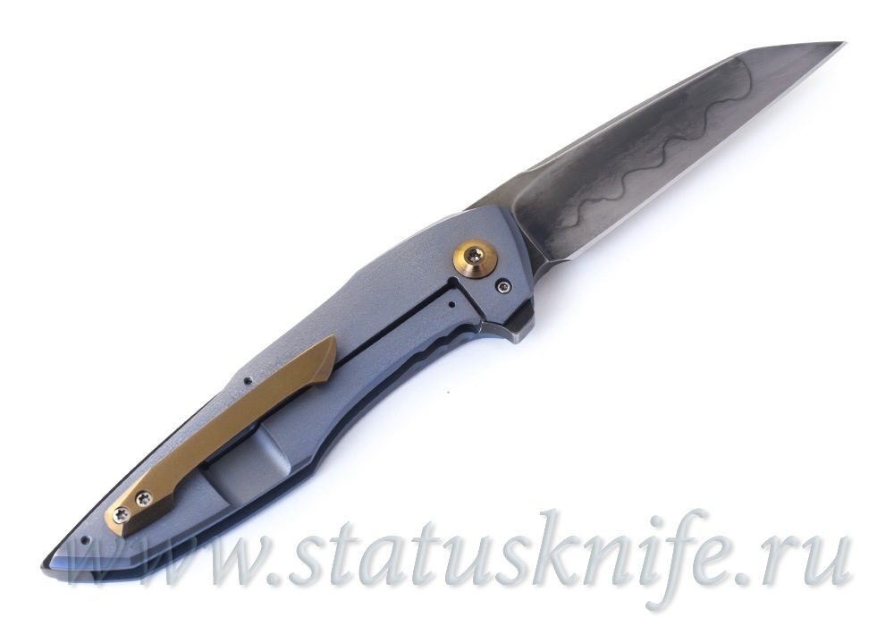 Нож Caleb White Guillotine Full Custom Hamon Prototype