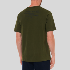 Футболка Alpha Industries PT Base Tee Olive (Зеленая)