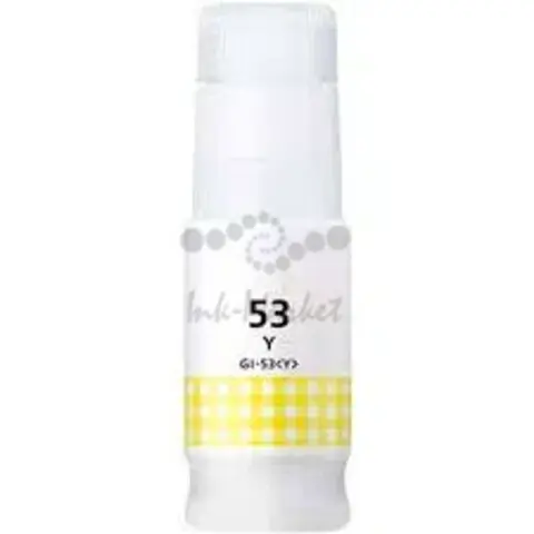 Canon - GI-53Y - GI53Y - 4690C001 - Genuine Yellow Ink Bottle (60ml)