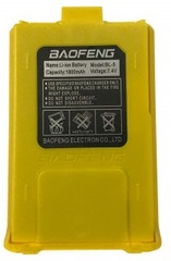 Аккумулятор BL-5 для рации Baofeng UV-5R 1800 мАч желтый