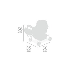 DeCuevas Коляска для куклы с сумкой серии Ницца, 56см (86046)