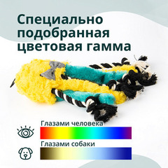 Elder Club игрушка для собак Медуза разноцветная 26 см