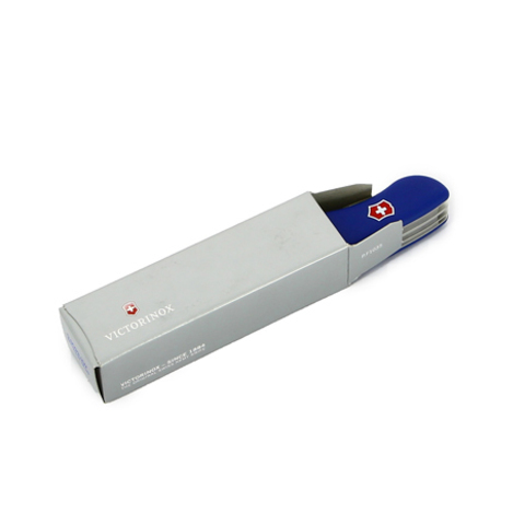 Нож Victorinox Skipper, 111 мм, 17 функций, с фиксатором лезвия и шнурком, синий