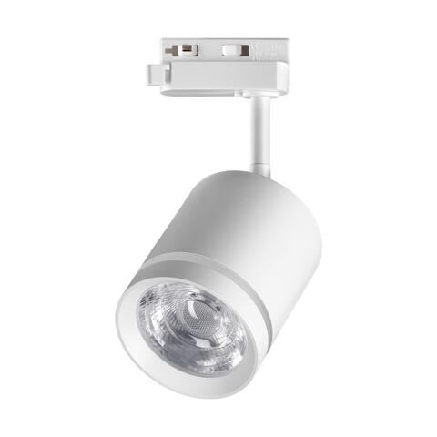 358802 PORT NT21 069 белый Трековый светодиодный светильник трехжильный IP20 LED 15W 1300Лм 4000K 85-265V ARUM