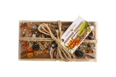 Шоколад  ручной работы молочный с облепихой, коноплей и сосновой шишкой "Монастырский гостинец" 100г