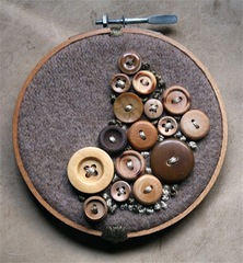 №2 Пуговицы деревянные круглые, МИНИ, размер 8*2 мм, дерево, набор 100 штук.