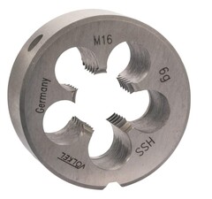 Плашка М16х2,0 DINEN22568 HSS 6g 45х18мм Volkel 27458