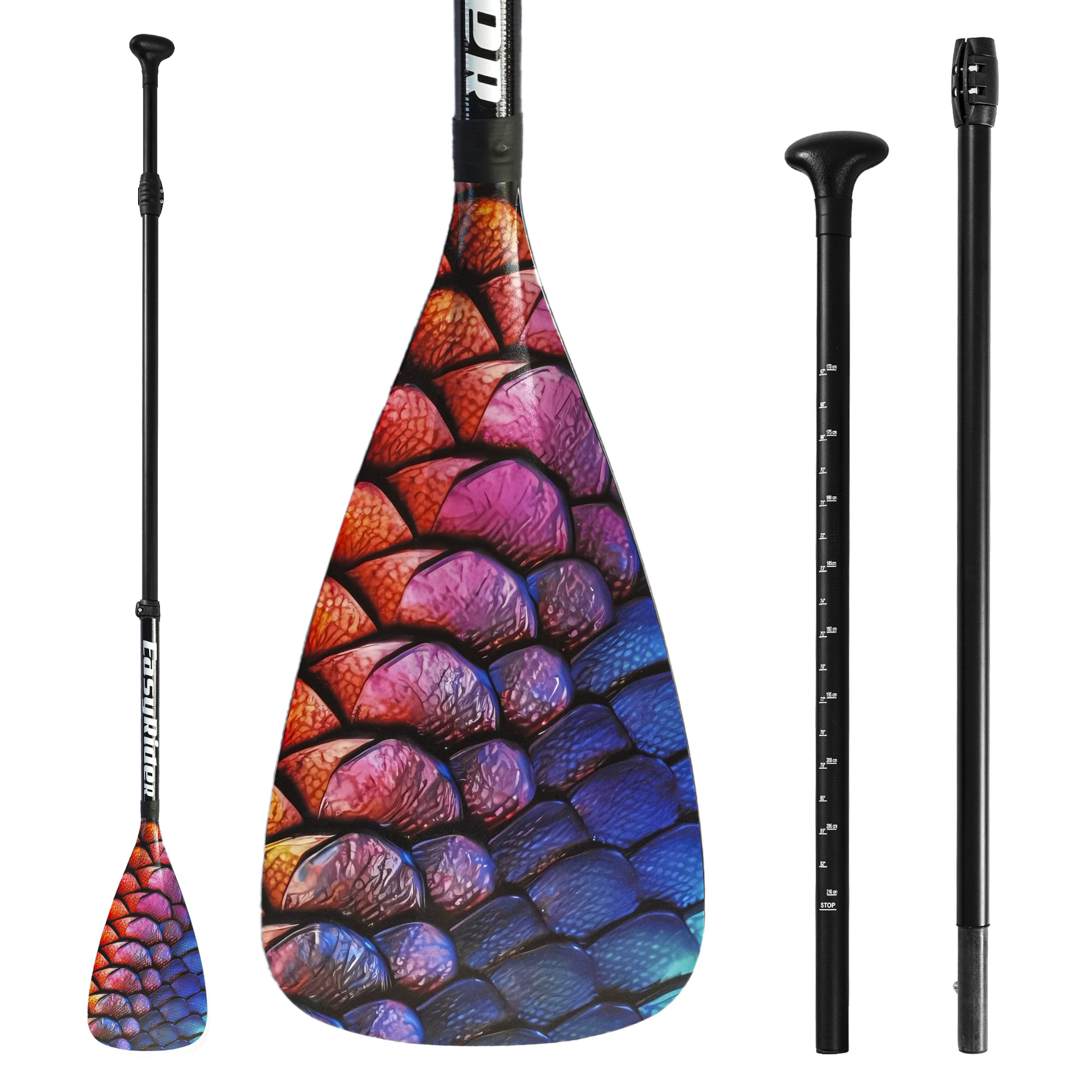 Весло (стекловолокно) EasyRider Dragon Scale три секции