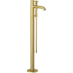 Kludi 38590N076 Kludi BOZZ Однорычажный смеситель для ванны и душа,  для отдельно стоящих ванн, брашированное золото фото
