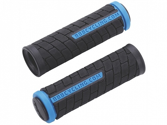 Грипсы BBB DualGrip 102mm черный/синий