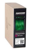 Пластик для 3Д принтера Filamentarno! Prototyper T-Soft прозрачный. Цвет бутылочно-зеленый, 1.75 мм, 750 грамм