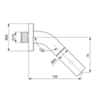 Ideal Standard IdealStream F2845AA Кран горизонтальный вентильный