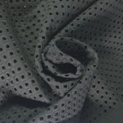 Ткань шитье черное 3248