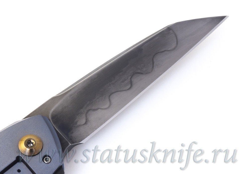 Нож Caleb White Guillotine Full Custom Hamon Prototype