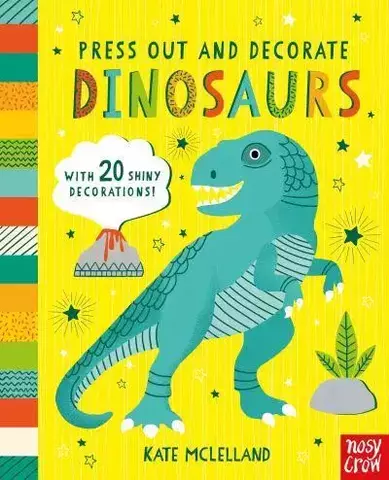 Press Out and Decorate: Dinosaurs - Press Out and Colour