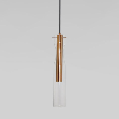 Подвесной светодиодный светильник Eurosvet Swan 50254/1 LED латунь